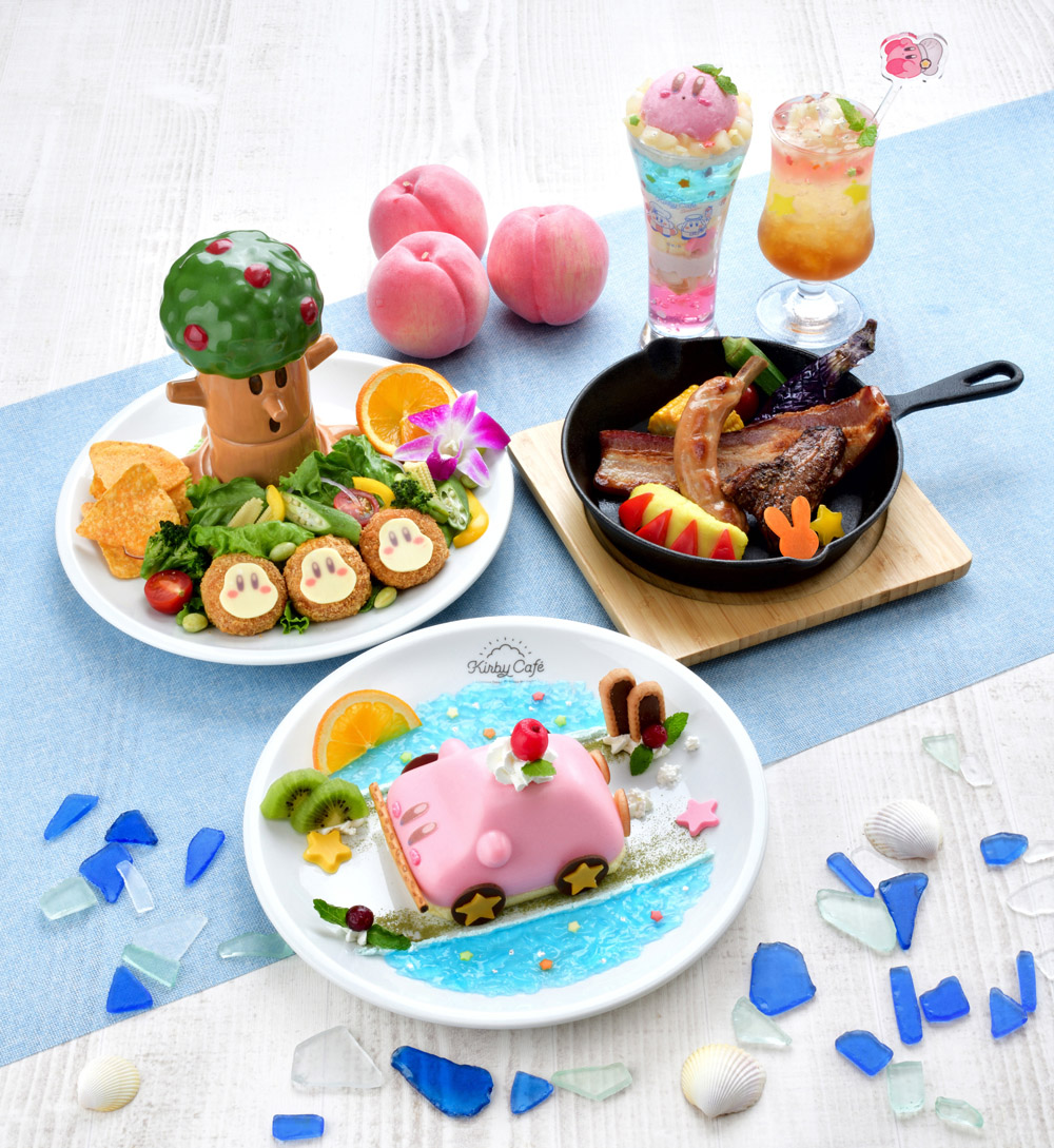 【カービィカフェ】7月7（木）から“桃”がテーマの夏季限定メニューが登場！カービィカフェ Summer 2022